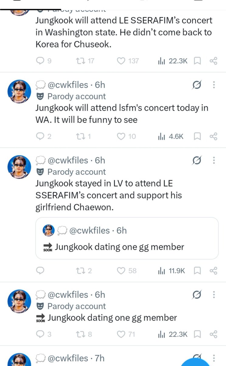 freakkook's tweet photo. look at this pig switching from winkook to chekook shippers 😭 porkis are always behind  jk shipper accounts. We need to drag Alfa Daeun omega ugly dwarfmin💀

Before.                              After https://t.co/DzYuwE9iGT