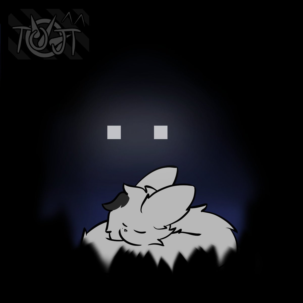 TopiCutest's tweet photo. I drew my scug Sona sleeping https://t.co/fOetRa4dbC