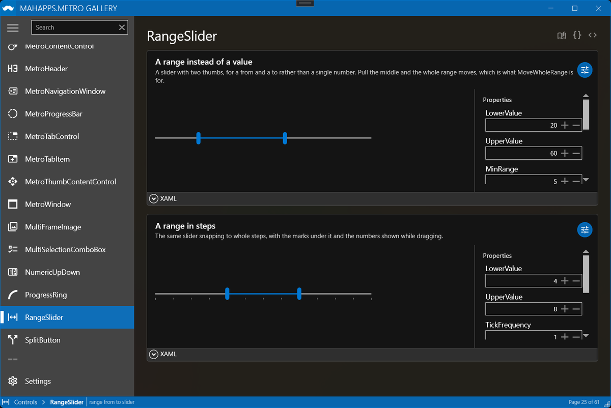 punker76's tweet photo. They keep telling us #WPF is dead.

I built something new anyway: the MahApps.Metro Gallery.

Yes, it is "just" a demo app. But hey ;-) it's made with ❤️

https://t.co/fthxLnkABN

#WPF #dotnet #MahApps #ControlzEx https://t.co/06F4YuErP3