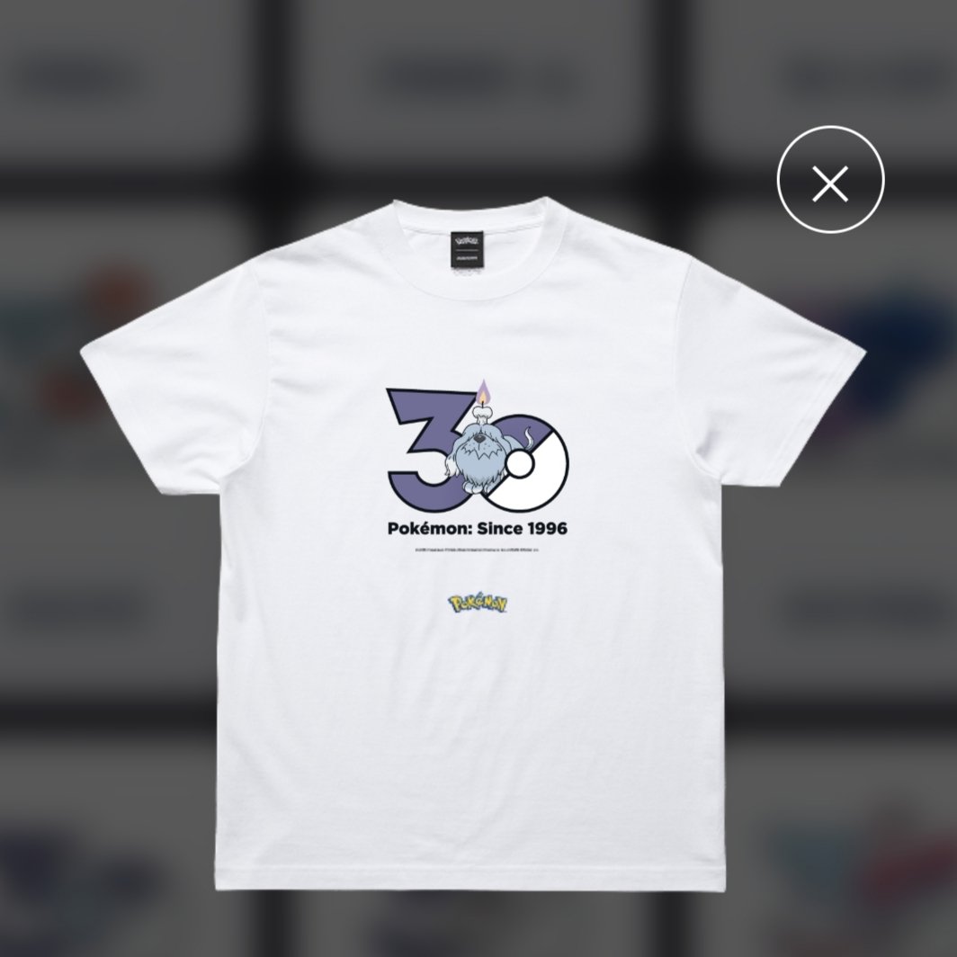 HEARTchannel's tweet photo. ポケモン30thTシャツはとりあえずボチを買っておきました笑。 https://t.co/c0uvntnv3l