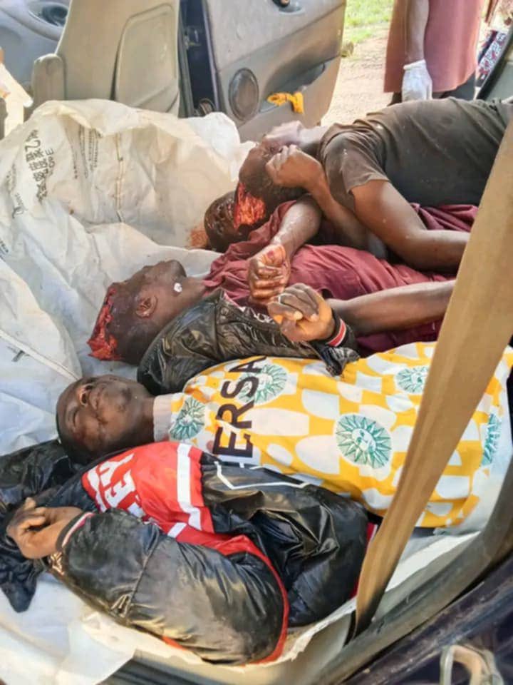 ZagazOlaMakama's tweet photo. Five Fulani reportedly killed in targeted attack by Berom Militia near Barkin Ladi

By: Zagazola Makama 

Five Fulani men were reportedly killed after gunmen opened fire on a vehicle conveying them from Barkin Ladi towards Jos South in Plateau State.

According to preliminary information obtained by Zagazola Makama, the victims were reportedly travelling to a market when the vehicle came under attack close to a security checkpoint along the route.

Sources said the occupants were unable to escape as the attackers opened fire on the vehicle, killing all five persons inside. 

The identities of the deceased and the precise circumstances surrounding the incident were still being verified as of the time of filing this report. 

The incident comes amid continuing targeted attacks and reprisal by both the Fulani and local communities in part of Plateau state.