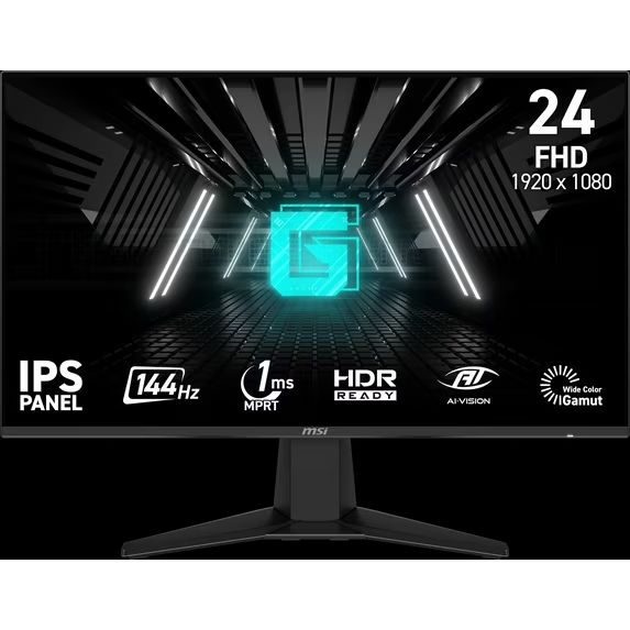 Wario64's tweet photo. MSI 23.8" FHD (1920x1080) HDMI DP 144Hz 1ms FreeSync IPS Gaming Monitor - G242LW is $52.25 at Walmart (low stock) https://t.co/36GoCEMV7p #ad https://t.co/gQOy2mJhMO