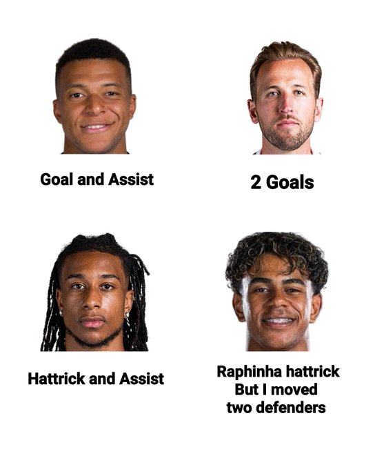VisionFantasyA's tweet photo. As a Barcelona fan, Mbappe or Kane deserves this ngl https://t.co/JgPKSkKK6T