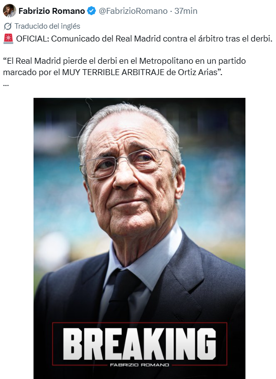 CuentaMister's tweet photo. El plan siempre ha sido el mismo... NINGUNO

Cambias el nombre del entrenador, que juega a ser un somnífero.

Fichas a Diomande por Mastantuono, a Cucurella por Carreras, etc... gastando millonada gracias a que eres club estado donde te convierten suelo deportivo en oficinas.

Cuando no juegues a nada y pierdas, acosar a los árbitros y hacer el puto ridículo mandando a tus "amigos" a hacer las campañas en prensa y redes...