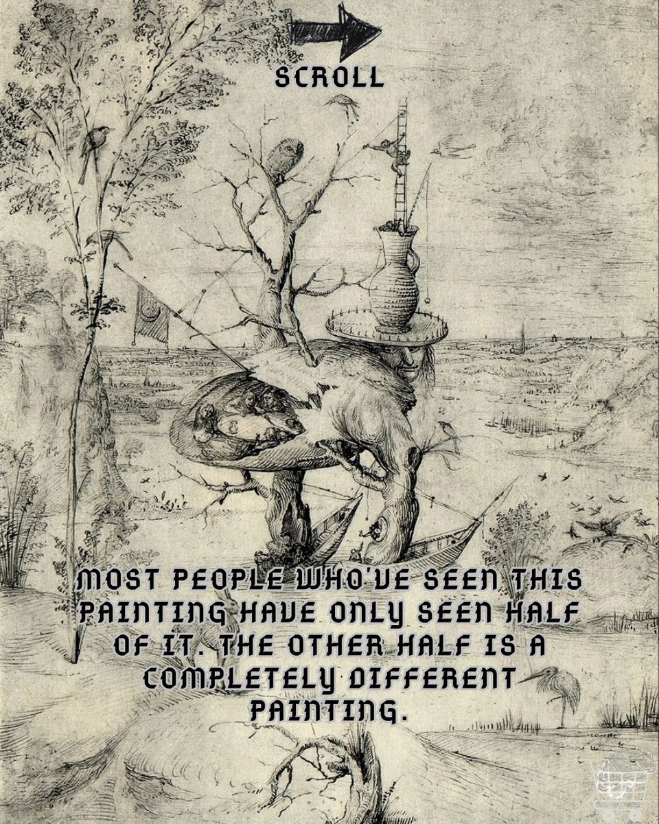 OgOraOracle's tweet photo. There's a real, playable piece of music hidden on a tortured man's backside in this 500-year-old painting. Someone finally transcribed it and put it online. https://t.co/rV8P7p0PuF