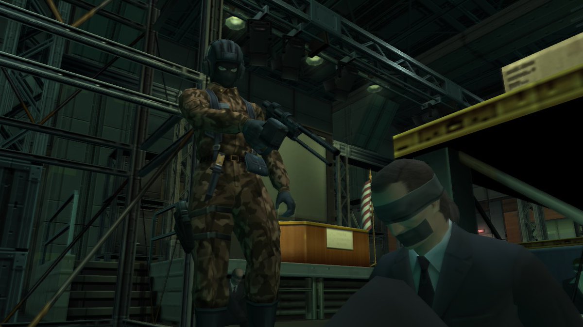 ANKYR77's tweet photo. #MGS2
لقيت العقيد ايمز و طلع الرئيس كاب العفش كله و طلع الملك يراقب رعيته من اول https://t.co/1EkRiBsdpo