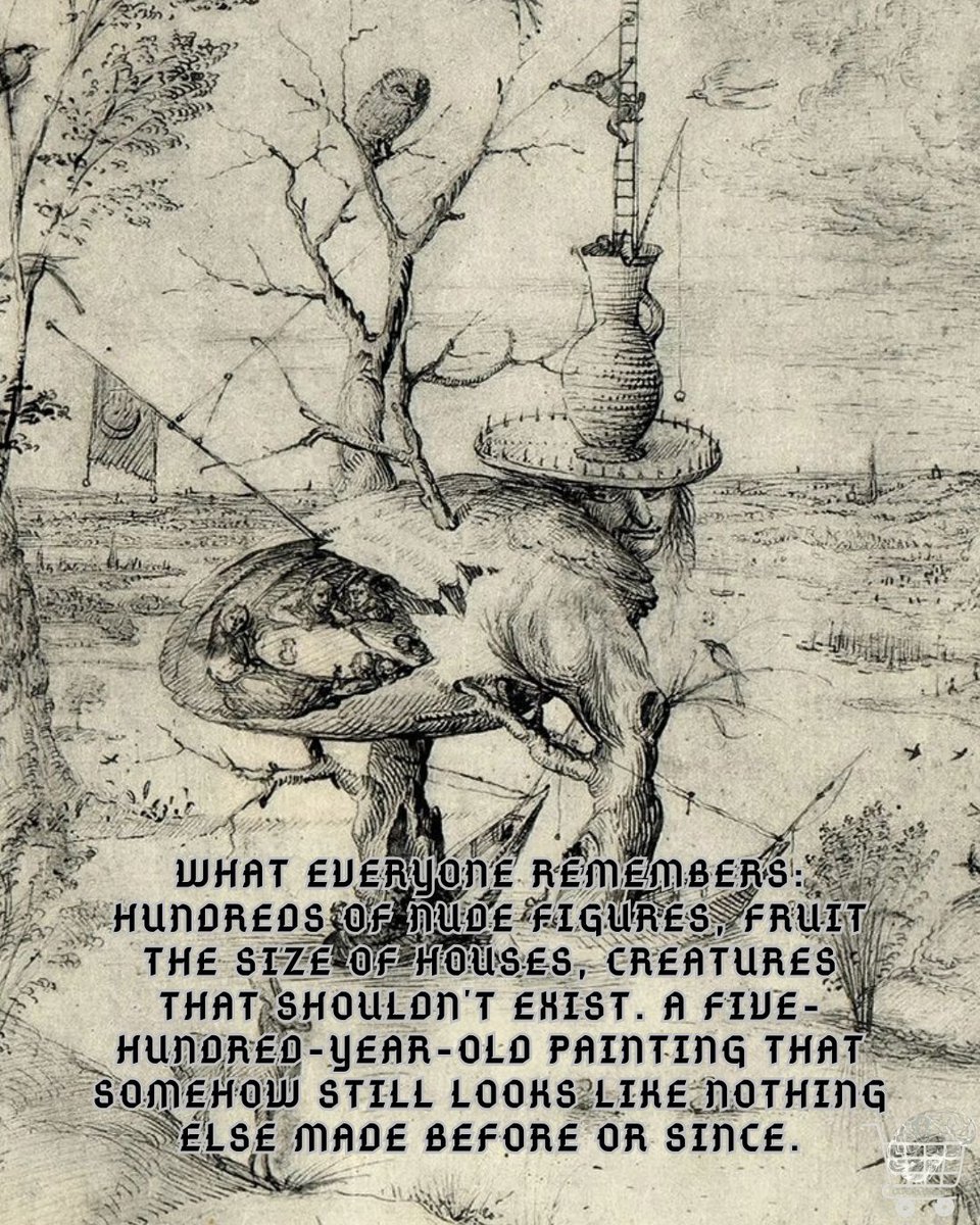 OgOraOracle's tweet photo. There's a real, playable piece of music hidden on a tortured man's backside in this 500-year-old painting. Someone finally transcribed it and put it online. https://t.co/rV8P7p0PuF