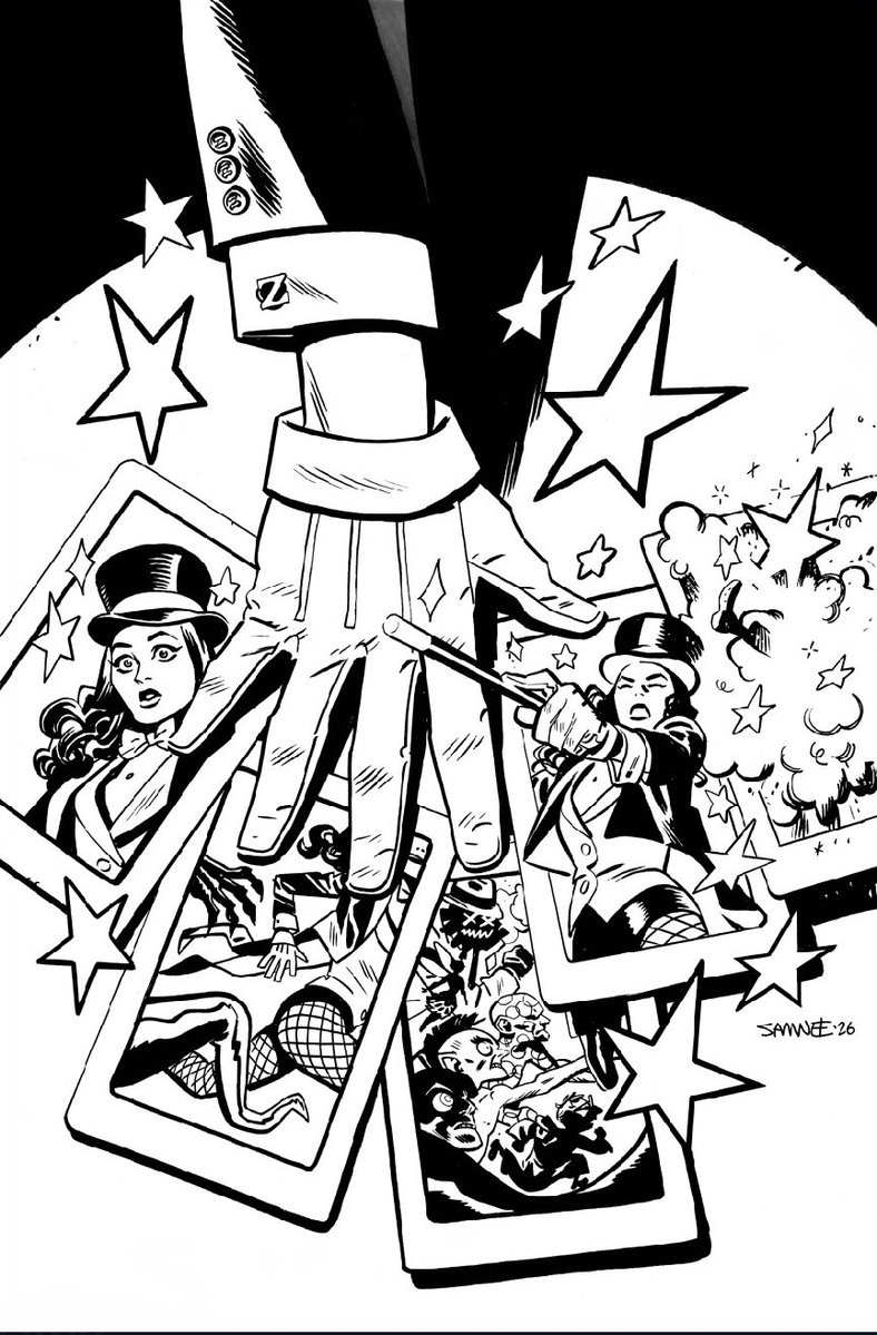 dcuworld's tweet photo. Chris Samnee variant for Zatanna #9 https://t.co/UNEWZc9Tnl