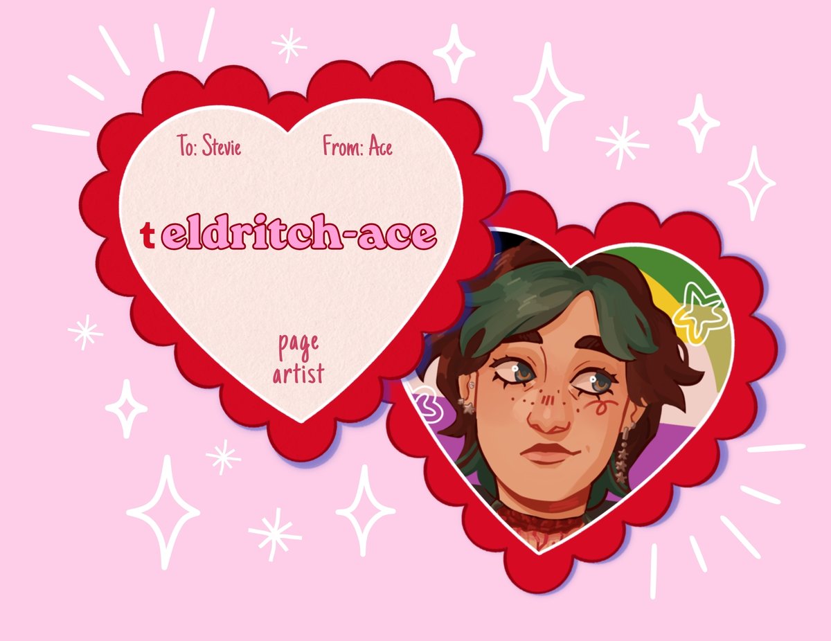 StevieInLove's tweet photo. Today’s valentine comes from page artist Ace 💘 https://t.co/RvYTZisTU1
