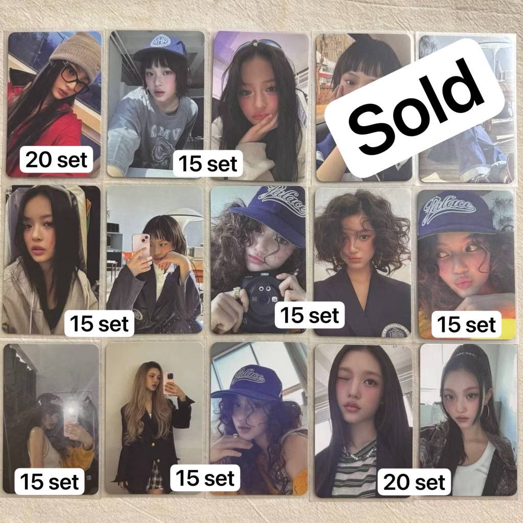 mantouyun's tweet photo. NewJeans NJZ 2nd Single How Sweet Photocard

💚 sell in stated price MYR trading card only sell as set
💚 ship ww stamp pos RM25 without tracking RM30 with tracking
💚 from Malaysia
💚 PayPal / wise / Alipay (rmb)

#wtsnewjeans #newjeans小卡 #newjeans代購 #newjeanssale #newjeans https://t.co/G7RQLVkGyf