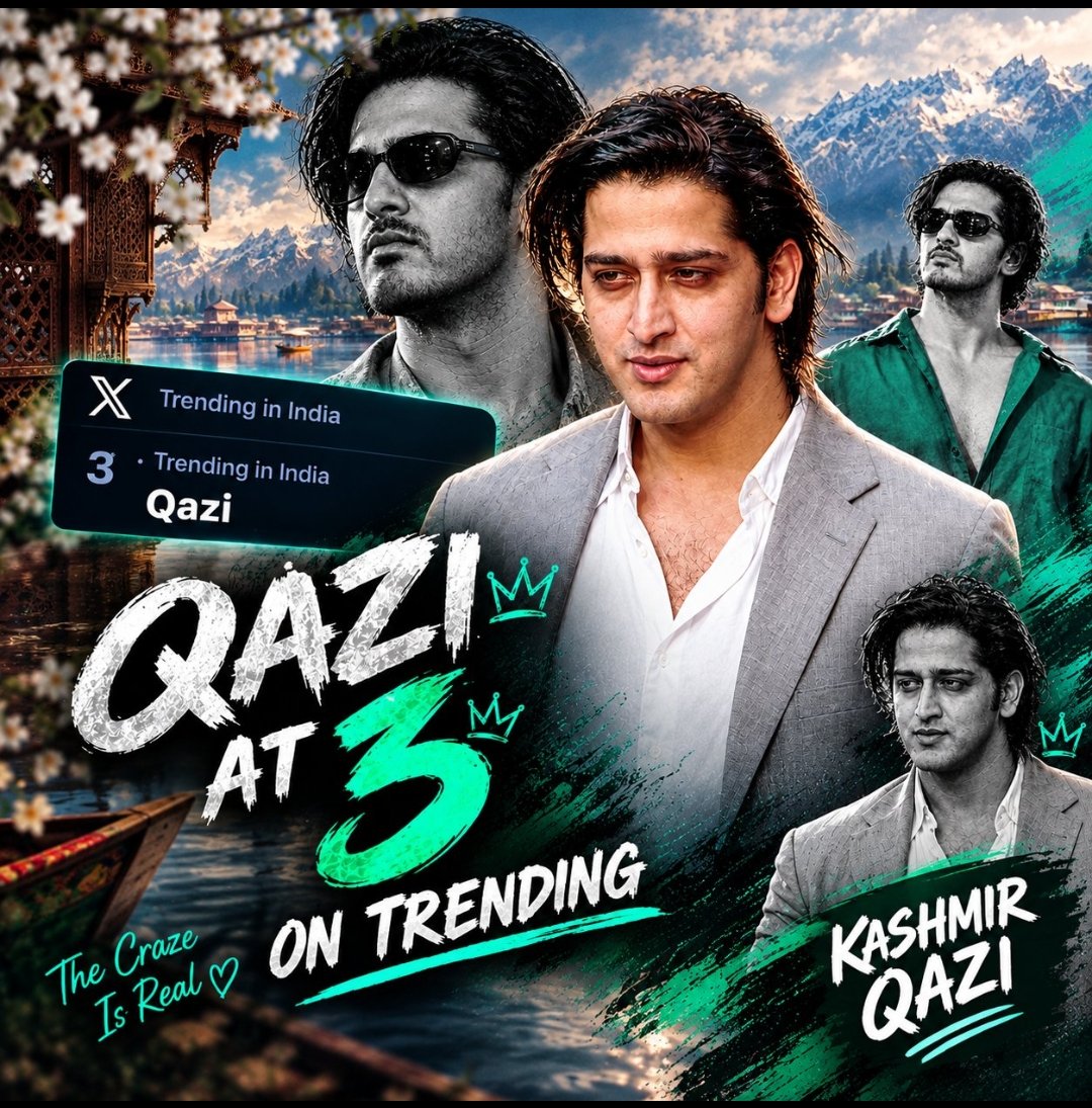 AzharSaba441183's tweet photo. Qazi all india trend 3

#qazi #BB20 https://t.co/Xu612Exv1k