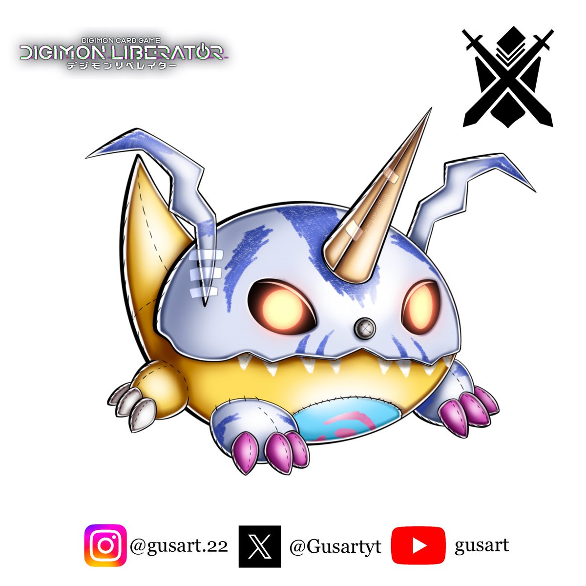 Gusartyt's tweet photo. DIGIHUEVO ( original ), TSUKOMON ( baby 1 original ), KABUMON ( baby 2 original ), METALKARURUMON ( rookie original ).
#Digimon #digimonfanart #fanart #digimonliberator #gusart #digimonadventure #Procreate #digimonchile #digimonfanchile #toeianimation #DigimonCardGame #omekamon https://t.co/iHP7S8ZRbf