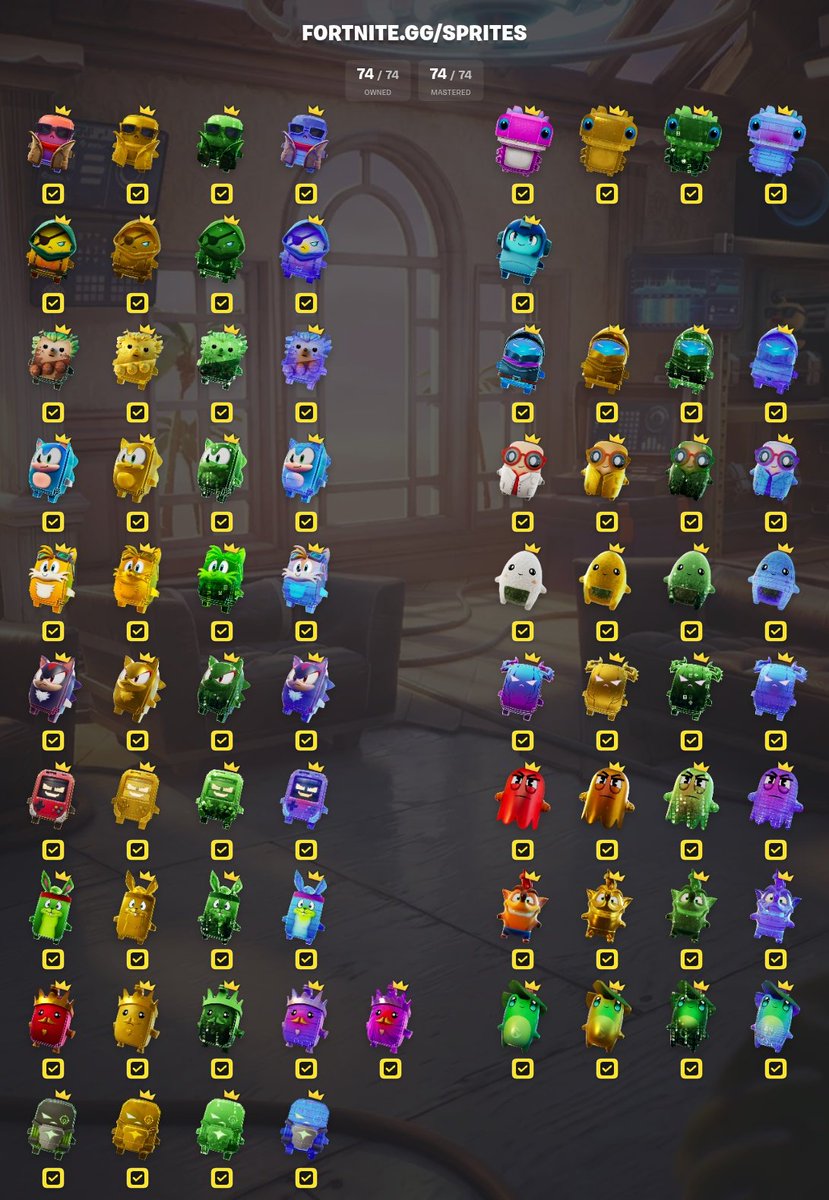 sansEEEEEEEEEE's tweet photo. I finally have all 74 spirits maxed out https://t.co/vR2Op1YpCX