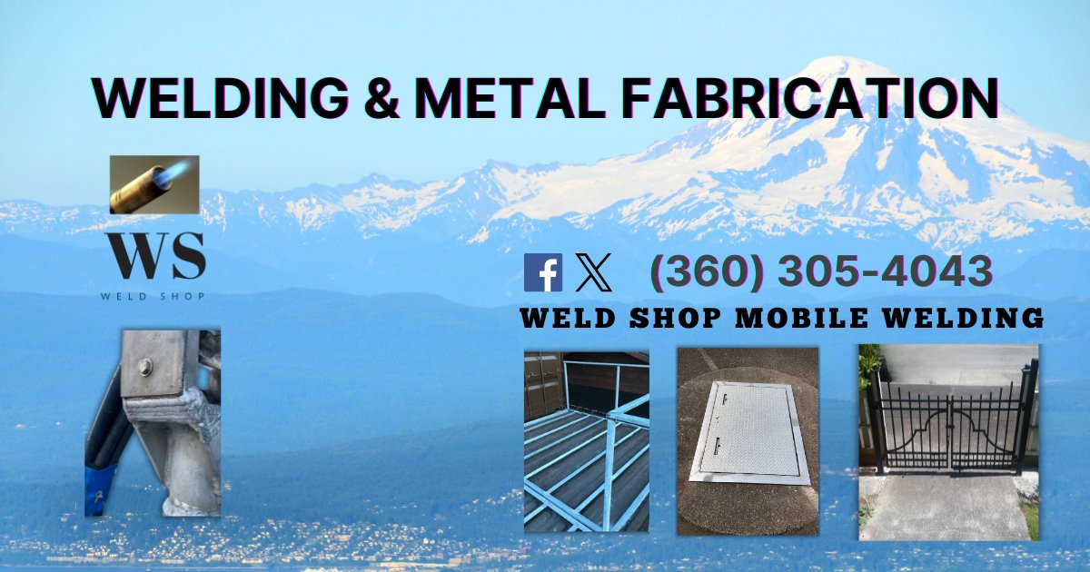 shop_weld's tweet photo. On-Site Convenience. We come to you! 🚚⚡️

Hauling heavy equipment or broken structures to a shop is a hassle you don't need. Weld Shop Mobile Welding brings professional repair services straight to your property anywhere in Whatcom County.
https://t.co/Jr8zEZtyfv https://t.co/j9CWNZwvN7
