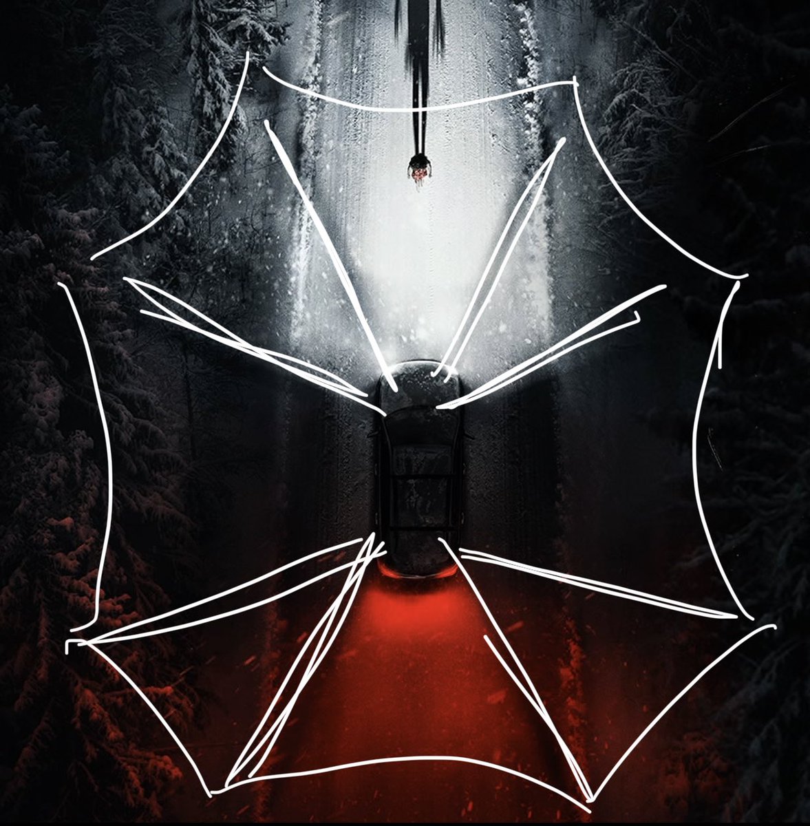 WrandomWriot's tweet photo. alright i dunno if im just seein shit that’s not there but like ehhh? kinda cool. i love this poster. https://t.co/EL9x3F2Fpk