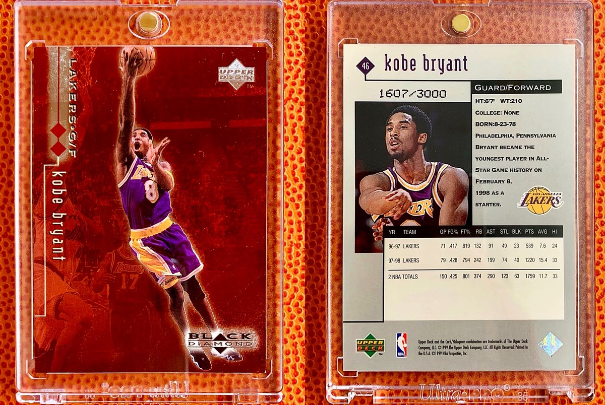 3pointGeek's tweet photo. #90sBasketball Sunday!

1998-99 Upper Deck Black Diamond - Double Diamond Red S|N to /3000 - Kobe Bryant

#KobeBean #BlackMamba #LakerLegend #NotForSale #90sBasketball https://t.co/qufSah4Set