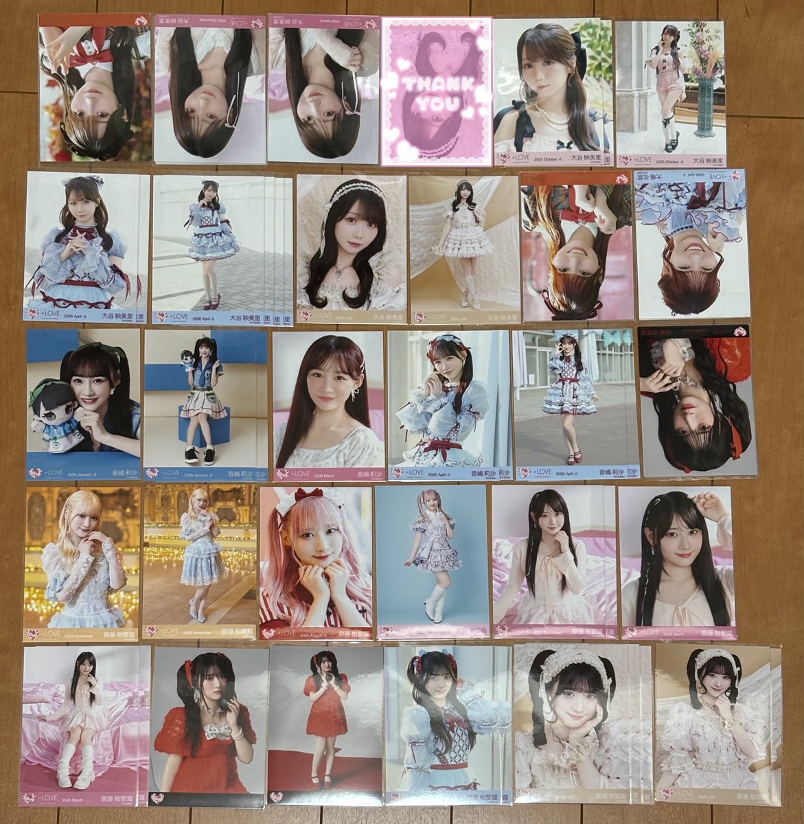 rikowanko's tweet photo. イコラブ ニアジョイ トレ

求 買取、≒藤沢髙橋関連
緩くニアジョイ他メン

譲 画像イコラブ過去物（リプに続きます。）
生写真→逆さコンプ、横重ね複数になります。

⚠︎比率、相場考慮お願い致します。
郵送または現地（要相談）トレ https://t.co/YcoQdG3Fpz