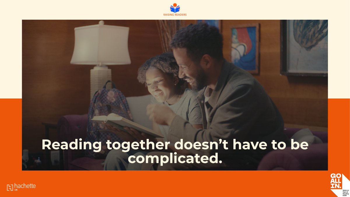 HachetteUK's tweet photo. Reading together doesn’t have to be complicated. Just 10 minutes a day. Reading is Golden.

Visit Raising Readers and take the pledge to raise a reader today: https://t.co/uMK33d6Ghg

#ReadingIsGolden #RaisingReaders https://t.co/0hFmMF5vlj