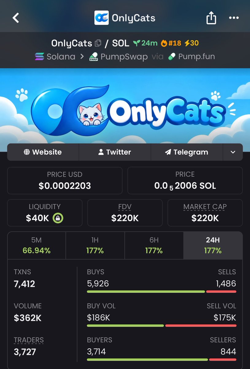 BullishWaveups's tweet photo. $onlycag at $220K mcap 

Low cap calls inside  Tg 
Dm https://t.co/7gFYTYFruY