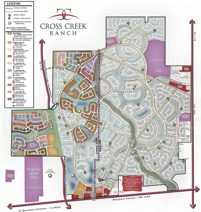 mhp_guy's tweet photo. Here's my hot take that I 100% believe to be true:  

Mega neighborhoods & suburbs are AWESOME.  

I lived in this cookie cutter master planned Houston neighborhood for 6 months & it was AMAZING.  

Trails, lakes and pools everywhere. 18 hole disc golf.  

Tiny lots? Yes. But who cares?