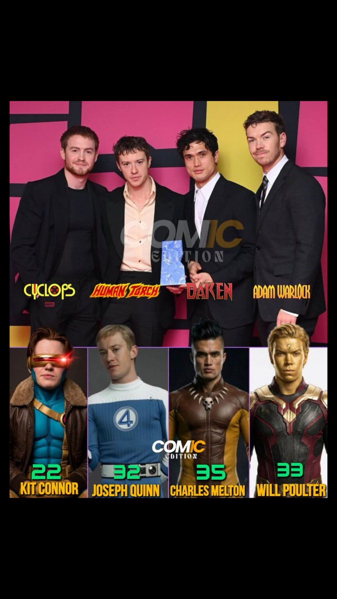 ComicEditionn's tweet photo. Marvel New Generation cast #mcu https://t.co/o9IM5Kc7ZW
