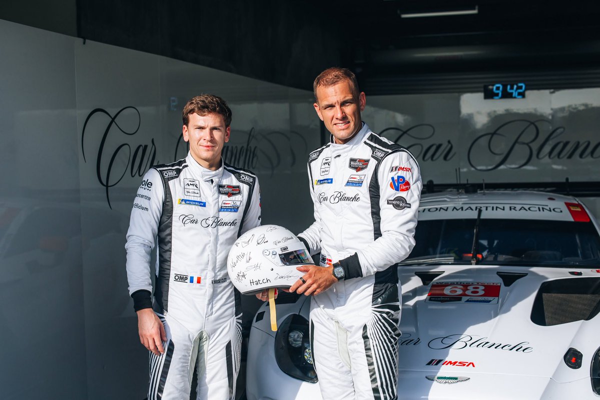 AMR_Official's tweet photo. Three-time FIA GT World Endurance champion Marco Sorensen will join fellow Aston Martin works driver Valentin Hasse Clot as YRB Racing entry Car Blanche steps up to the IMSA GTD Pro class full time in 2027. 

#astonmartin #vantage #imsa https://t.co/2RYMMYuBef