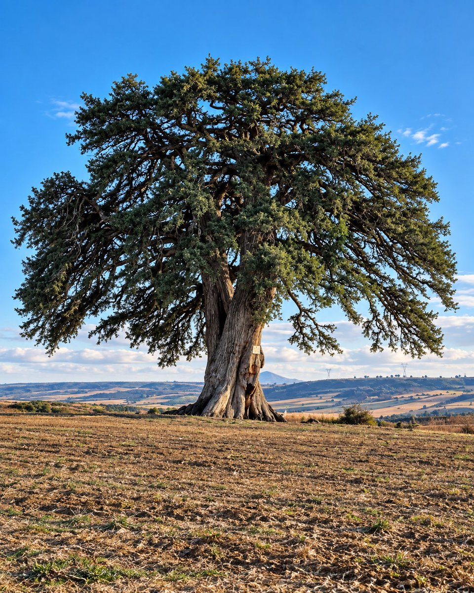 0rmanmuhendisi's tweet photo. Burası Isparta. 

Fotoğraftaki ağaç, Yalvaç ilçesine bağlı Kozluçay köyünde bulunan anıt Kokulu ardıç. Yanındaki tabelaya göre 925 yaşında; yani neredeyse bin yıldır aynı yerde ayakta duran bir ağaç. Köyde anlatılanlara göre ise bundan da yaşlı olabileceği söyleniyor.

Bu ardıç, aslında Isparta’nın ormanlarını anlatmak için de güzel bir başlangıç.

2025 verilerine göre Isparta’nın yaklaşık 873 bin hektarlık yüzölçümünün 405 bin hektarı orman. Yani ilin yaklaşık yüzde 46’sı ormanlık.

Isparta ormanlarında yaklaşık 21,5 milyon metreküp ağaç serveti bulunuyor. Bunun çok büyük bölümü normal kapalı ormanlarda toplanıyor. Yani yalnızca ne kadar orman olduğu değil, bu ormanların nasıl bir yapıya sahip olduğu da önemli.

Ormanların devamlılığı için 2025 yılında 506 hektarda doğal gençleştirme, 40 hektarda yapay gençleştirme yapılmış. Yaklaşık 5 bin 400 hektarlık alanda ise bakım çalışmaları yürütülmüş.

Isparta’da ayrıca 12 orman parkı bulunuyor. Eğriyol Ekoturizm Alanı da ilin ormanla ilişkili doğa alanlarından biri.

Bir tarafta yüz binlerce hektarlık orman, diğer tarafta Kozluçay’da neredeyse bin yıldır ayakta duran tek bir ardıç…

Bazen bir ilin orman varlığını anlatmak için milyonlarca ağaca bakmaya gerek kalmıyor. Tek bir ağacın gövdesinde bile yüzlerce yıllık bir coğrafyanın hikayesini anlamak mümkün.

#Isparta #Yalvaç #AnıtAğaç #Ardıç #Ormancılık