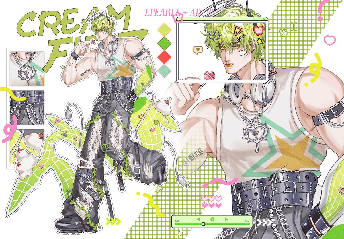 L_Pearll's tweet photo. ✦Cream Fizz✦
; Adoptable | $150
Available on Vgen
#adoptable #adopt #characterdesign #Vtuber #setprice #adoptableopen https://t.co/m8DMDQtoNG