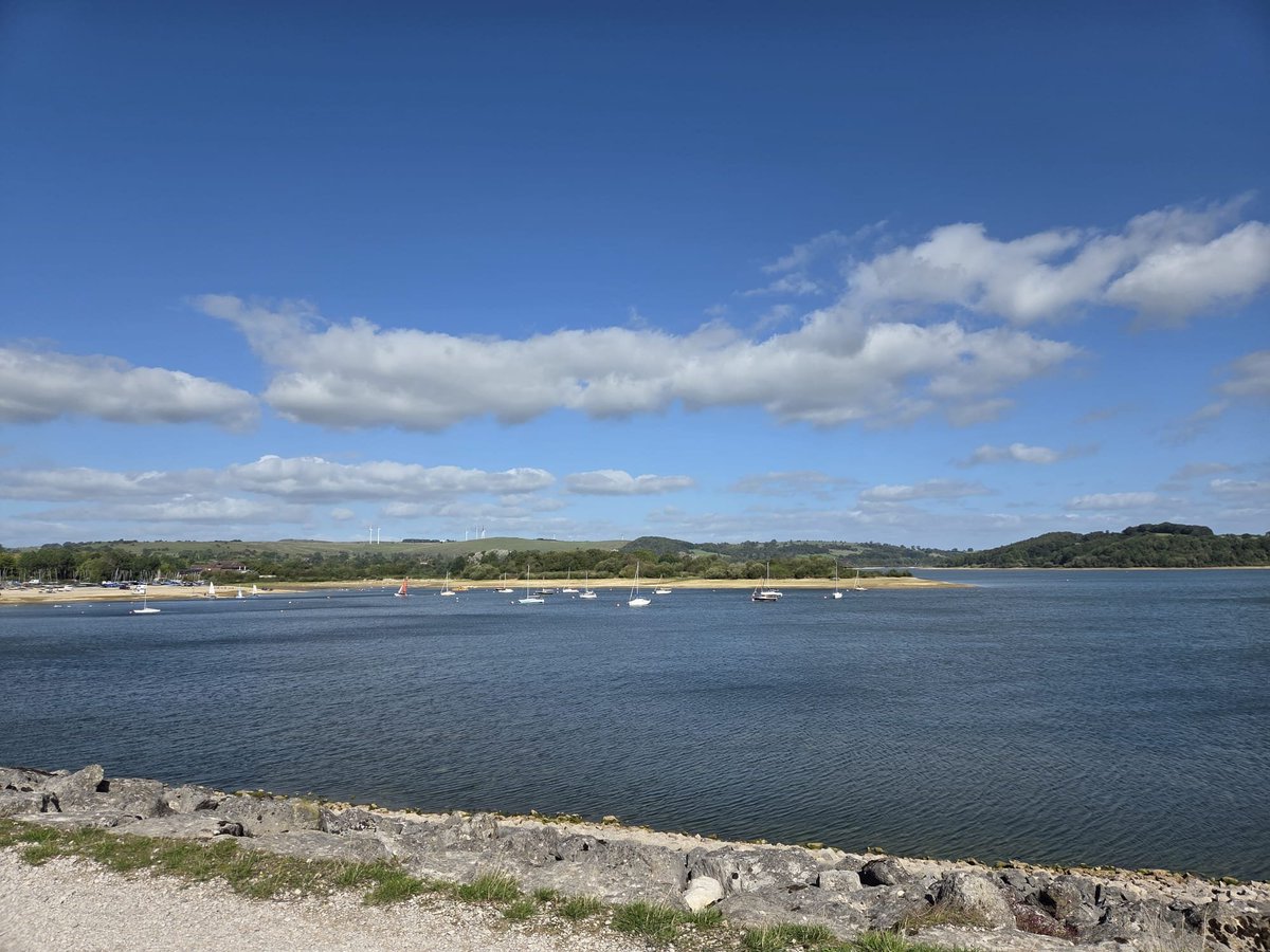 RubyMonster's tweet photo. A quick jaunt to Carsington Water perfect weather for a quick sail ( watching from a safe distance at least) https://t.co/wjIVdKWygm
