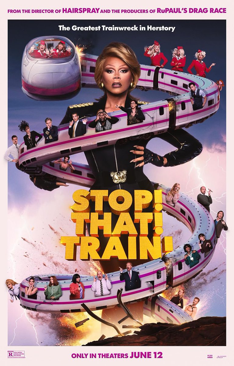 PopCrave's tweet photo. ‘STOP! THAT! TRAIN!’ is now on Netflix US. https://t.co/buHKBJp3Ug