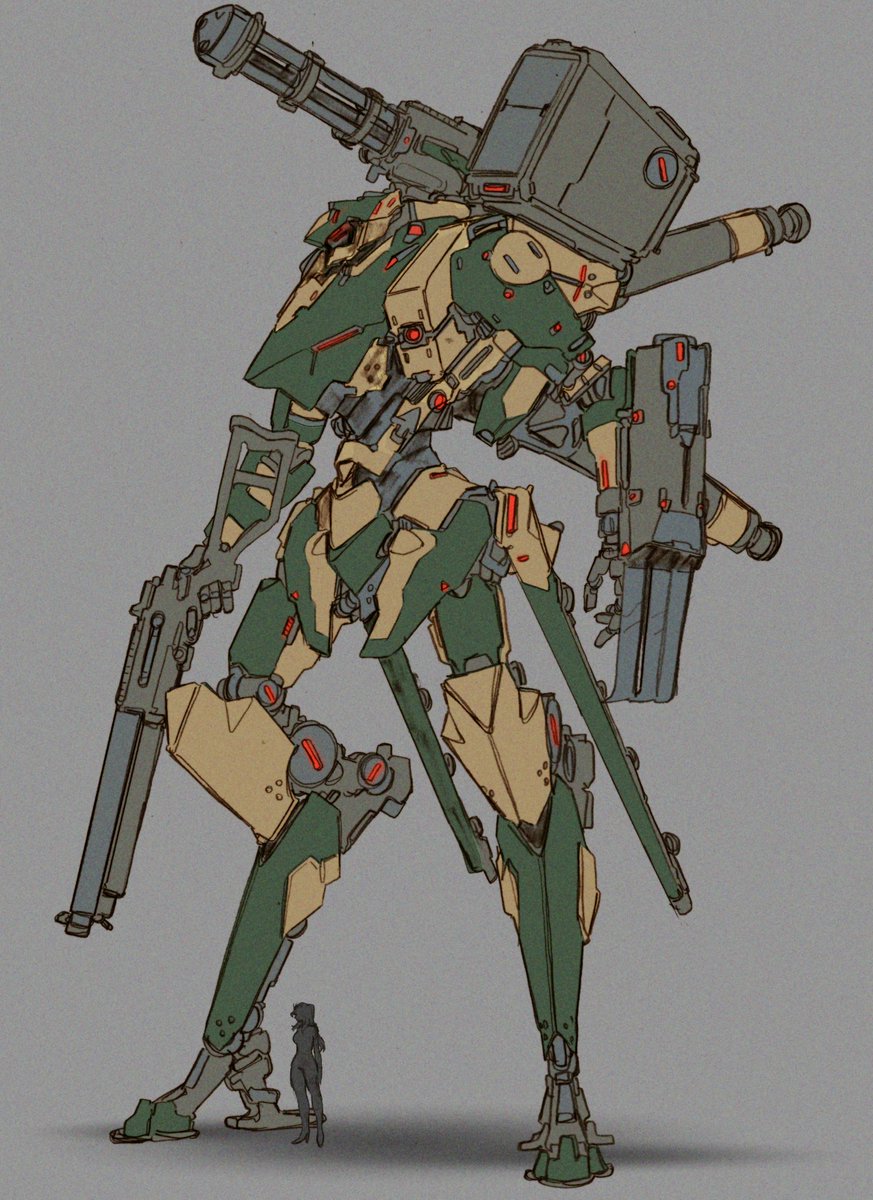 MinisterOvVox's tweet photo. Zeal's adaptive bioweapon slayer mech commission! https://t.co/3RdHV65tv7