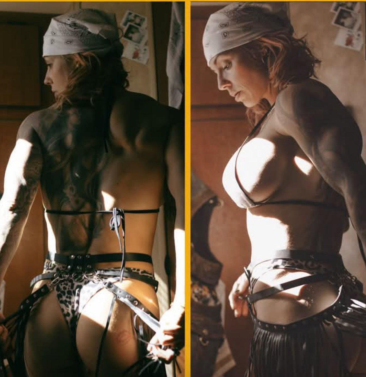 XiaSikoa's tweet photo. Former WWE Superstar Kaitlyn is JACKED. 😳🔥 https://t.co/b54h7UOtxu