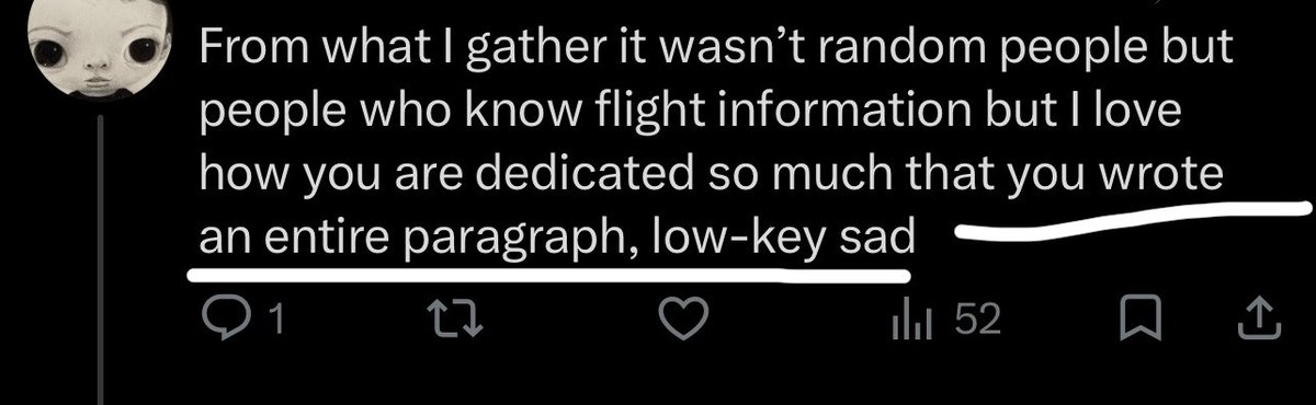 Jiikkin's tweet photo. @Hanloui2 @hsdwjfjfj @thankfulbashful @skyisbluuuue Sure you do 😂 also you clearly insinuated that me writing a paragraph was sad as if you haven’t been obsessively dedicated to debunking the rumors which is no better than being obsessively dedicated to proving the rumors. We’re two cheeks of the same ass, enjoy your sunday https://t.co/UVapU1GEQt
