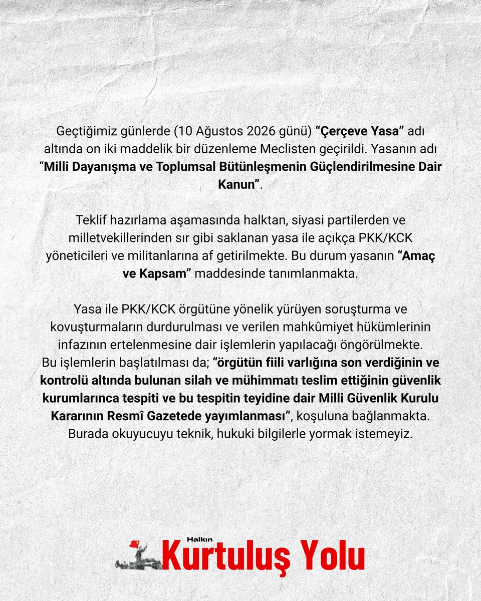 kurtulusyolugz's tweet photo. 214. sayımızda Tacettin Çolak'ın

“Sevr’ci Sahte Sollardan Yeni Herzeler” isimli yazısını yayımlıyoruz.

Yazının devamına ve “Kurtuluş Yolu Gazetemizin 214. sayısının tamamına” erişmek için bio kısmında bulunan linki ziyaret edebilirsiniz. https://t.co/yOWIaKmLS5