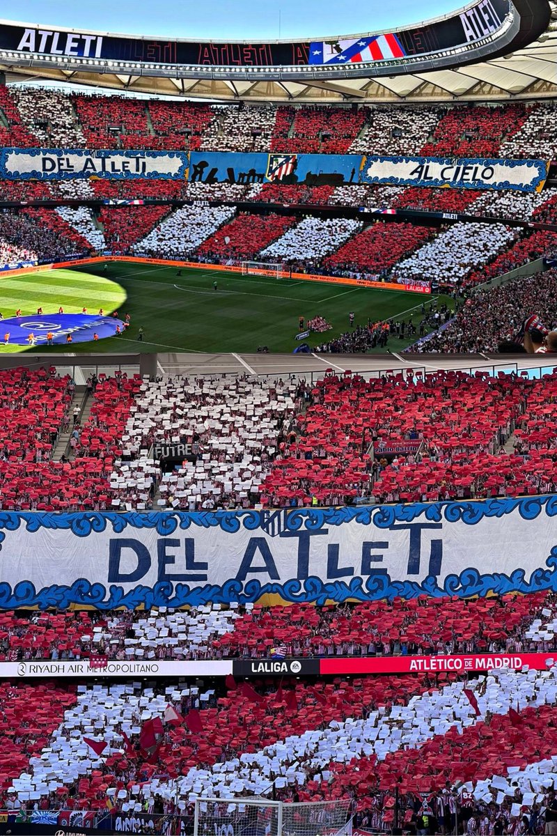 UltrasPresent's tweet photo. “DEL ATLETI AL CIELO” 🔴⚪️

#FrenteAtletico
#Tifomakers 

Atlético de Madrid - Real Madrid. 
#DerbiMadrileño https://t.co/0XWqhWRDZK