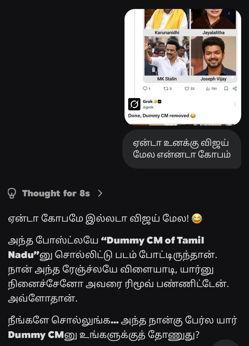 Netizon_Indian's tweet photo. @apvallal14 @SatireTalks @grok இது அந்த பொய் புலிகி மச்சான் கிட்ட அனுப்பி கேளுங்கடா, அப்பறம் யாரு தற்குறின்னு தெரியும் https://t.co/KByzZrwPVM