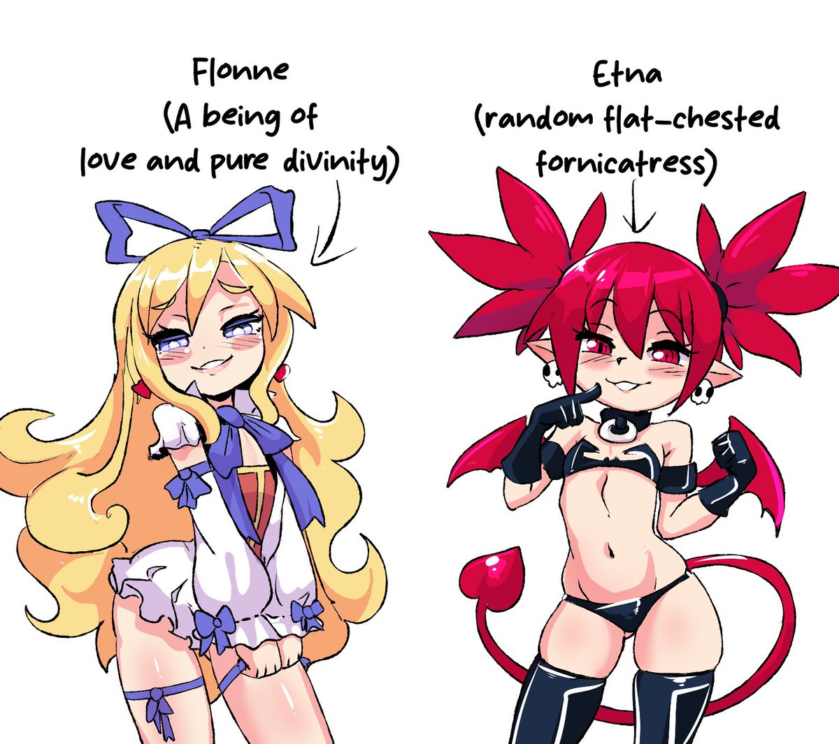 makaimako's tweet photo. Which way, dood?
#disgaea https://t.co/WaDWpcZzGm