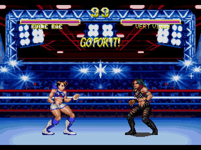 iheartpizzallc's tweet photo. @VertVixen &amp; @IamKylieRae are playable characters in our new game GO FOR IT!

This AUTHENTIC 16-bit game is the best 2D fighter you've never played.

To be released in modern formats &amp; actual cartridges for use with the Sega Genesis / Mega Drive. 

Join our mailing list below! https://t.co/uoqGYRTjZq