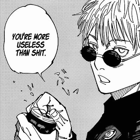 starlessatoru's tweet photo. a lot of people complain about gojo being mean with ijichi, but in reality he saved ijichi’s life by telling him he was useless as a sorcerer. ijichi himself is grateful for this, and we can see gojo having a lot of trust on him. this is just gojo’s way to care. https://t.co/EymAgnnWDt