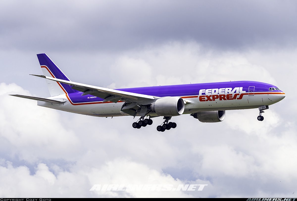 n194at's tweet photo. FedEx Express
Boeing 777-FS2 N884FD
NRT/RJAA Tokyo Narita Airport
August 17, 2026
Photo credit Cozy Goto
#AvGeek #Aviation #Airline #AvGeeks #Boeing #B777 #FedEx #FDX #NRT #Tokyo #Narita @FedEx 🇺🇸 https://t.co/u4ZvcfEaGF