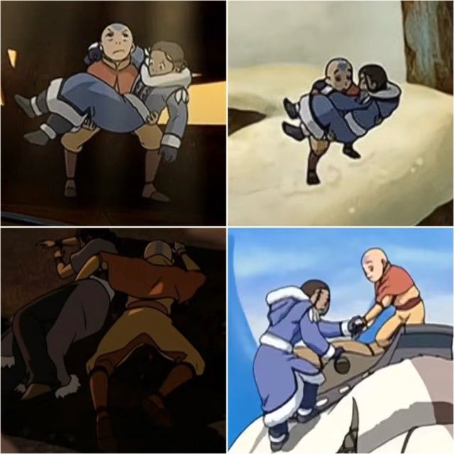 faralong_o's tweet photo. Aang is so cute and gentlemanly, they are both 2 apples tall 😭😭😭😭 https://t.co/duTZpd0Ypl