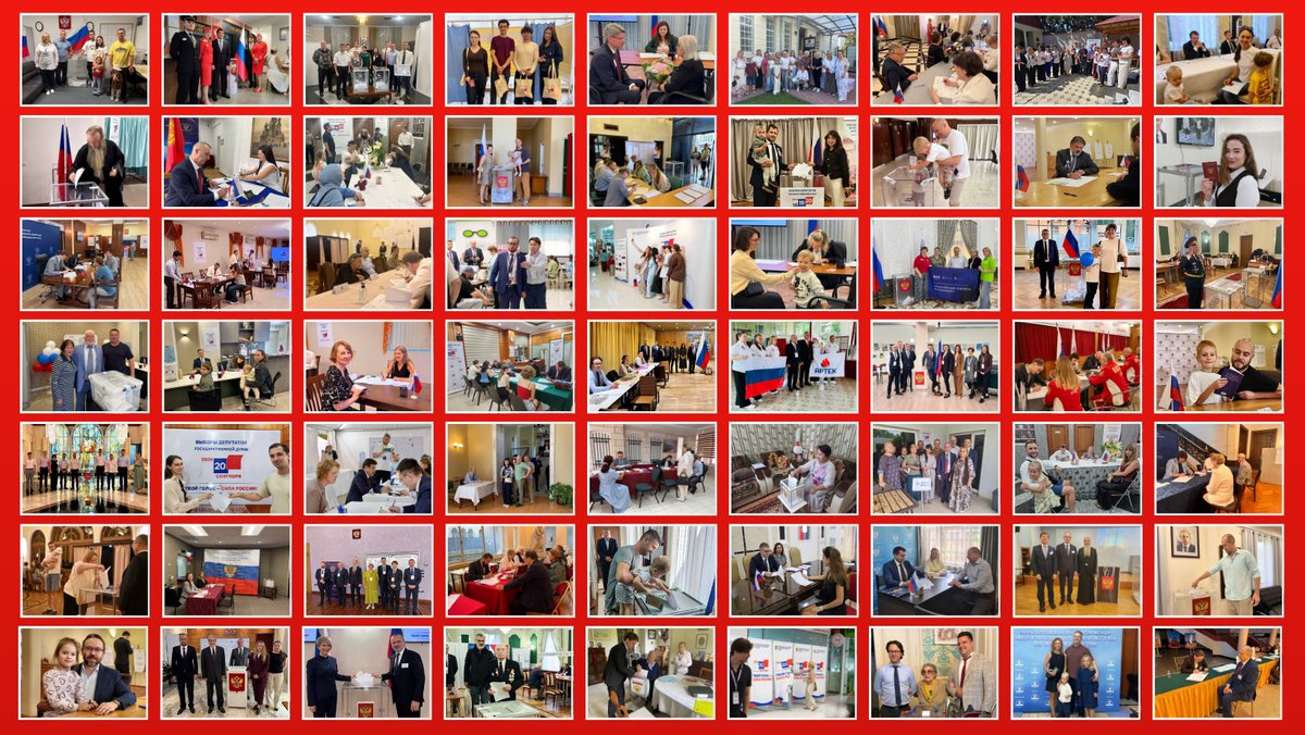 mfa_russia's tweet photo. #ELECTIONS2026

🗳 September 20 – the main voting day abroad in elections to the 9th convocation of Russia's State Duma.

In some countries, voting has already ended &amp; the count is underway. In others, polling stations continue to welcome voters!

https://t.co/mcziQoy9Hw https://t.co/BP5rzgeBb1