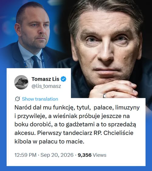 VonPritzwald's tweet photo. Brawo Panie Tomaszu @lis_tomasz . Co tu się kur.a dzieje🤦‍♀️ https://t.co/C8ZFVYkOjw