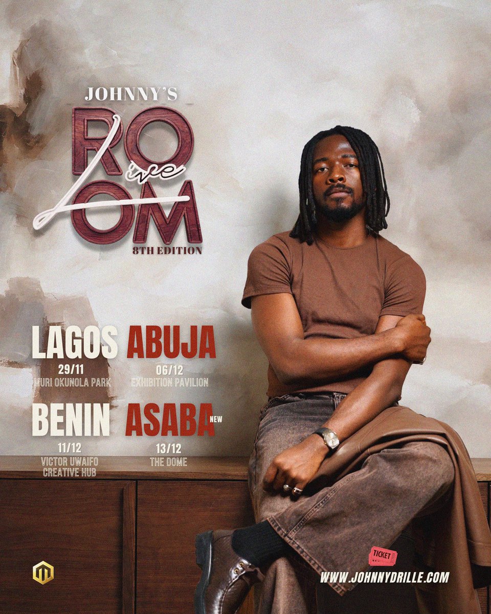 Johnnydrille's tweet photo. It’s been a while,

JOHNNY’S ROOM LIVE IS BACK!  

First wave of tickets now on sale 🎟️
https://t.co/scT6qug32b https://t.co/0zMqVrcBpQ