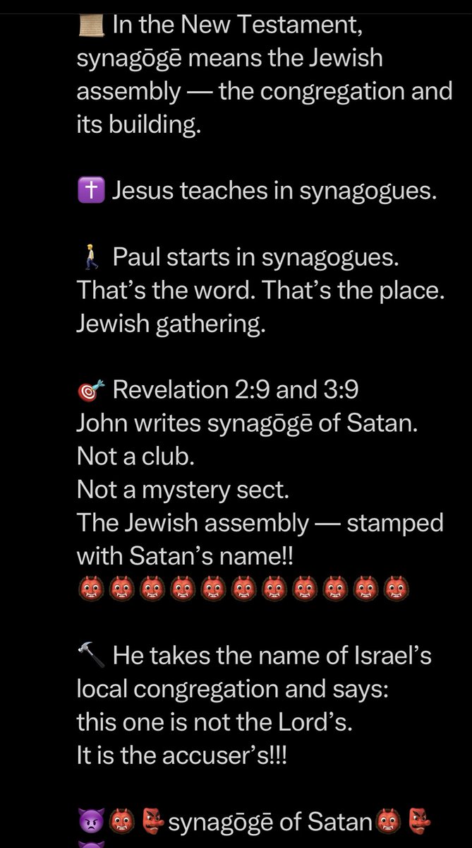 Hvat_ertu's tweet photo. @tyleraloevera @IamSigma007 SYNAGOGUE OF SATAN https://t.co/UqTDRzHCNr