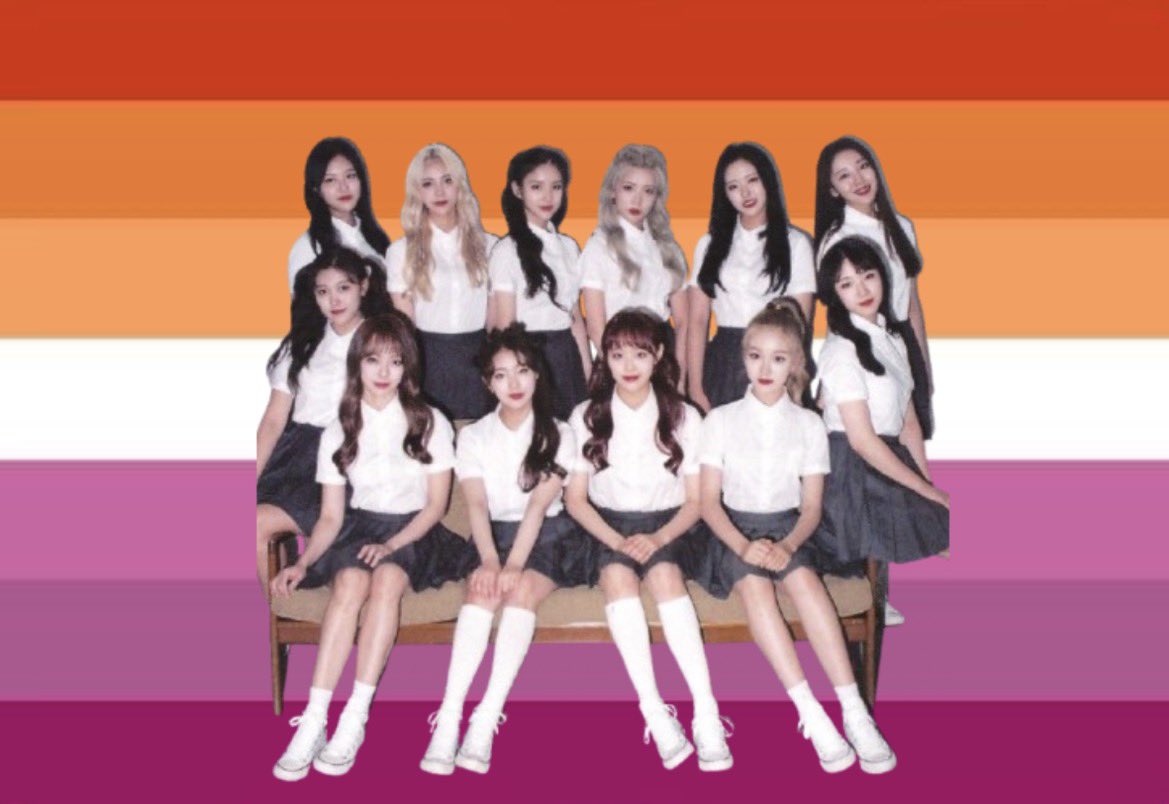 danceyungidance's tweet photo. Pride flag for lesbians who like lesbians https://t.co/Um3zvi5pdT