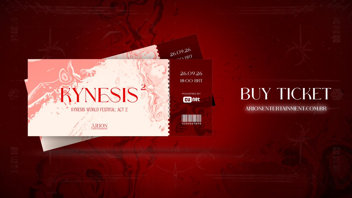 ARION_ent's tweet photo. ⠀ ⠀ ⠀  🔹 ÁRION ENTERTAINMENT

⠀ ⠀ ⠀  ⠀     THE SECOND ALBUM
⠀    [KYNESIS WORLD FESTIVAL: ACT2]
⠀ ⠀ ⠀    TELEVISED BY @CunetNR
PRE ORDER: https://t.co/CvgM6AXKlR

⠀ ⠀💿 2026.09.26 18HRS ON TWITCH

⠀ ⠀ ⠀ #KYNESIS #WORLDFESTIVAL
#THESECONDALBUM #CUNET #ARIONENT https://t.co/gEqNsQw0zL