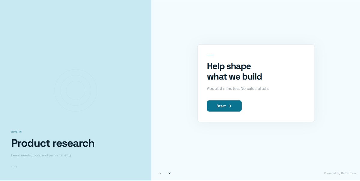 kislay_001's tweet photo. @Jsongonline Hey, if you’re using Google Forms, I’m pretty sure you’ll love TheBetterForm. It’s super easy to use and gives your users a much better form experience.

Give it a try: https://t.co/WKWYbes0ye https://t.co/OGVbMV6flW