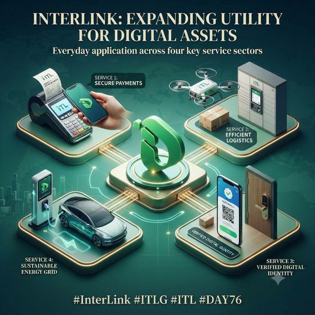ravindernap1ci's tweet photo. Food, travel and shopping are potential areas for ITL utility
More services could create more everyday use cases.
#InterLink #ITLG #ITL #DAY76 https://t.co/65NbhAKT4D