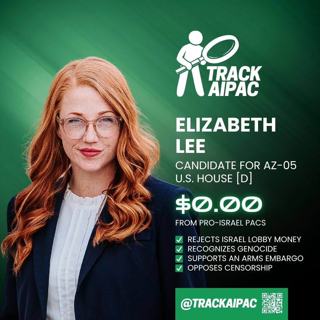 TrackAIPAC's tweet photo. Voters in #AZ05 have a choice this November: a representative who serves the people or Arizona or one who serves special interests. Stand with @NurseLee4AZ for Congress! https://t.co/rFQ19Cn0eU